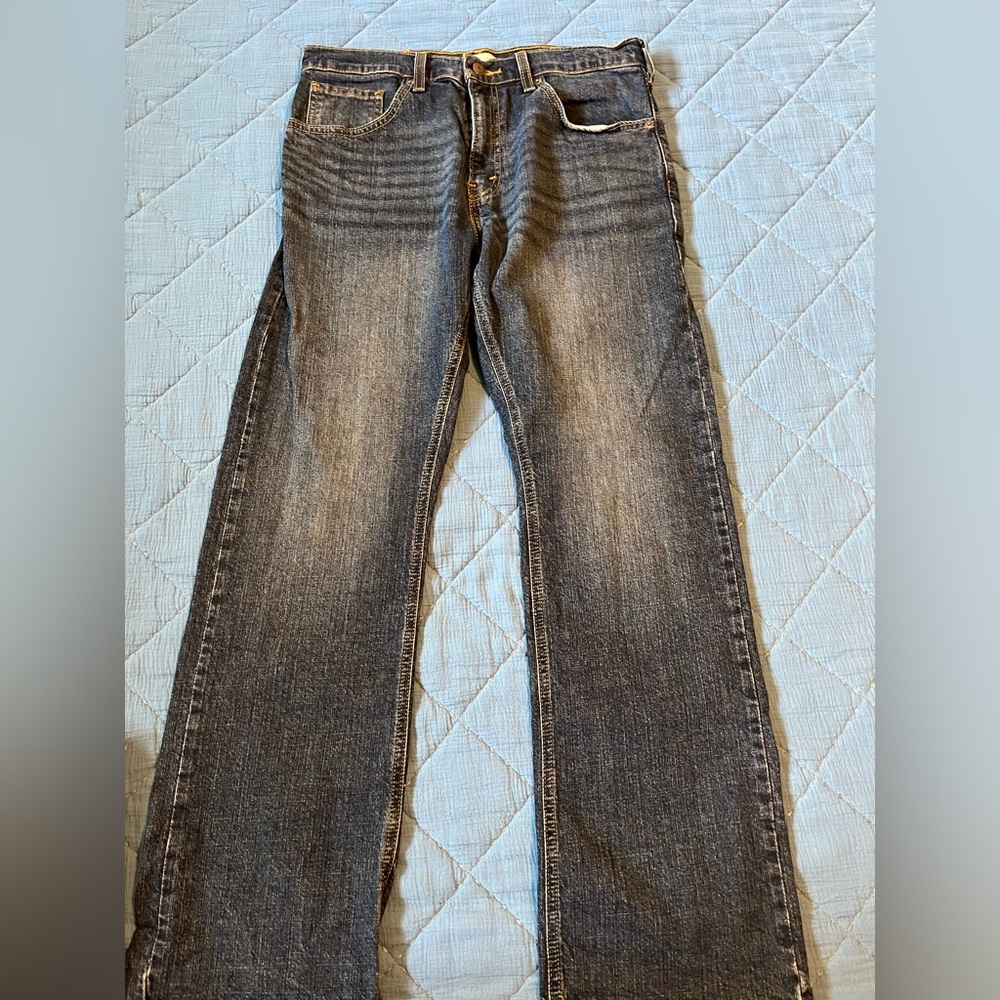 Levi's Blue Bootcut Jeans with Classic Denim Wash